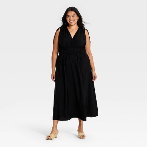 Women’s V-Neck Midi Dress – A New Day™