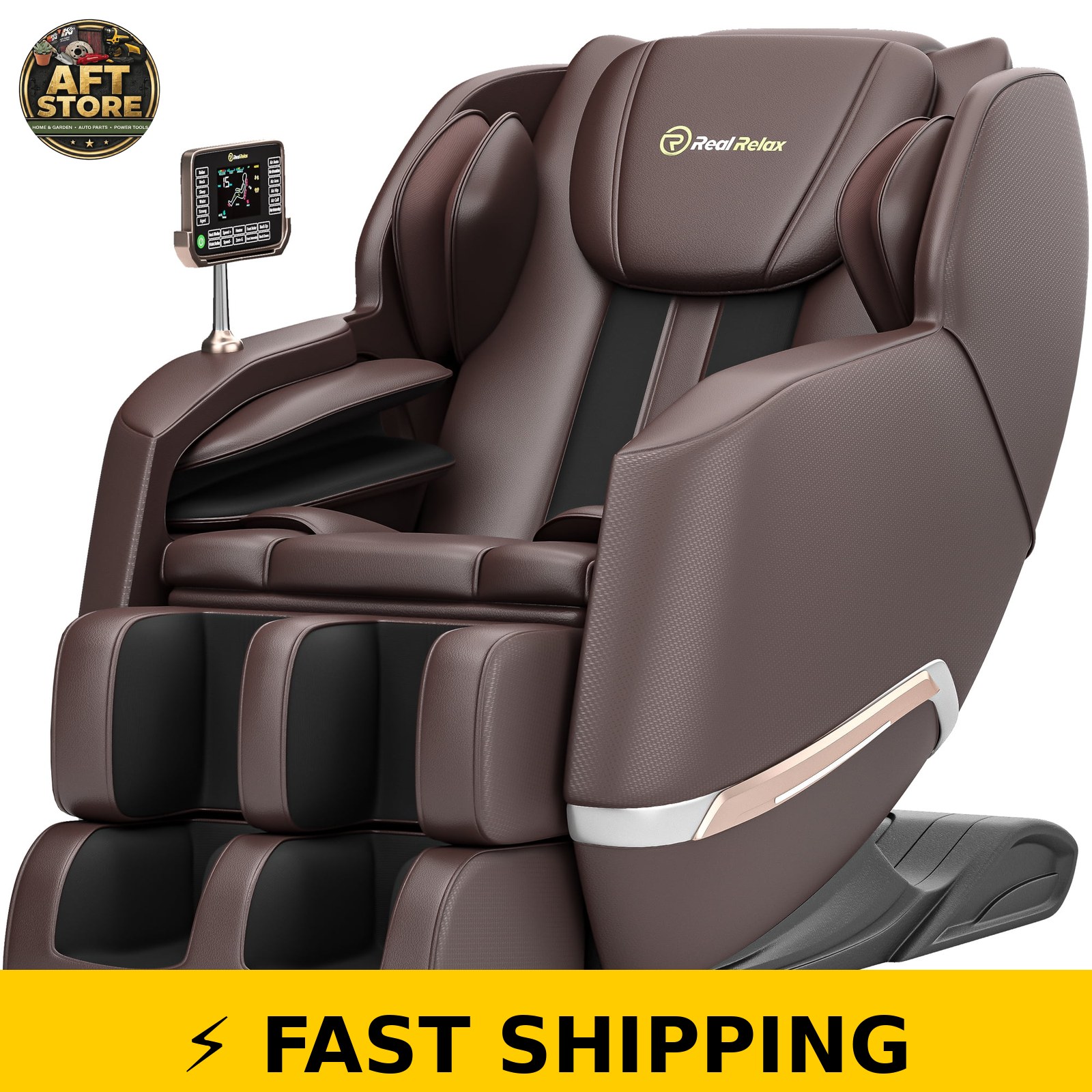 Real Relax Full Body Shiatsu Recliner Electric Massage Chair