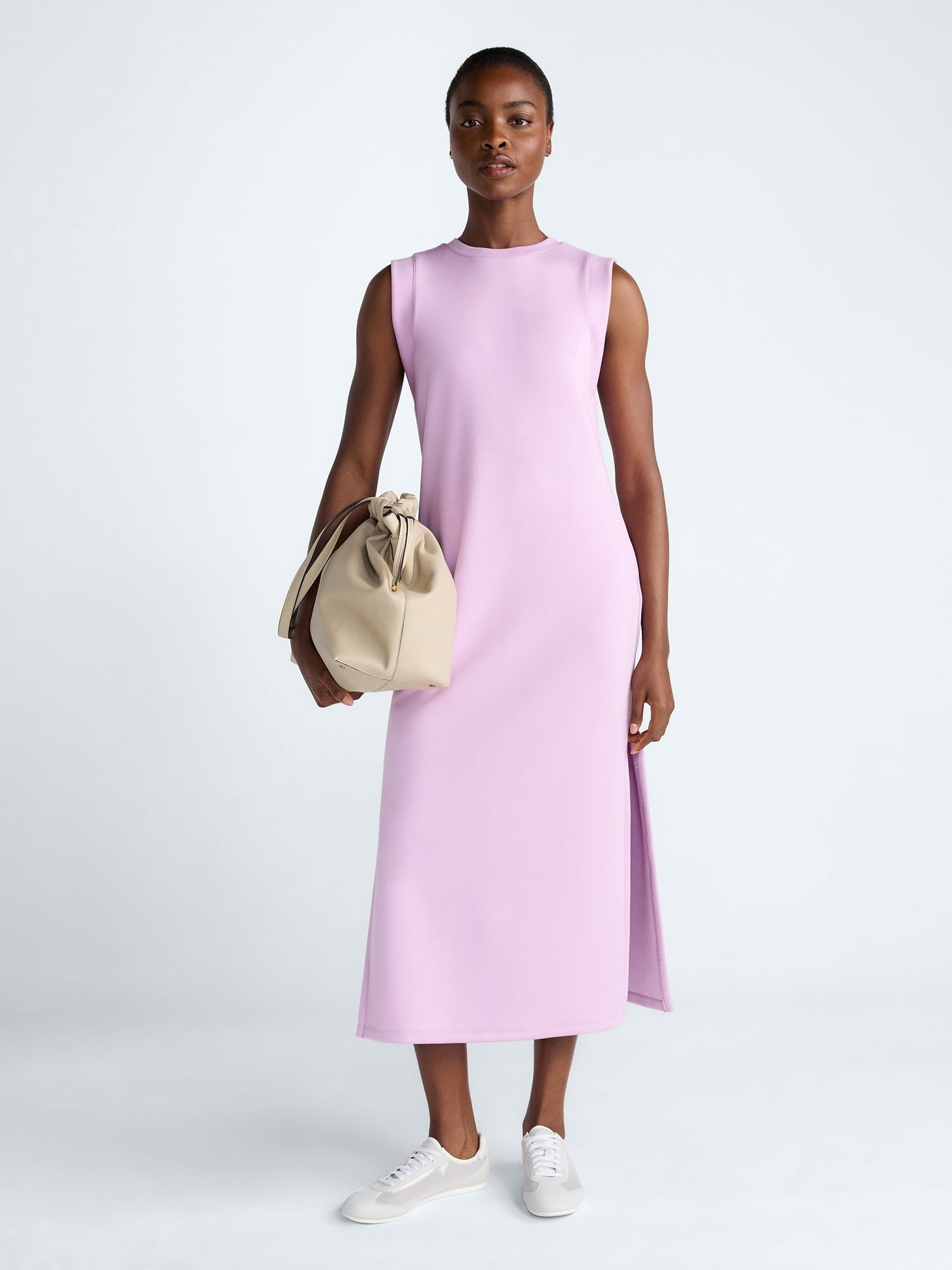 Scoop Women's Plus Scubaknit Sleeveless Maxi Dress - Sizes